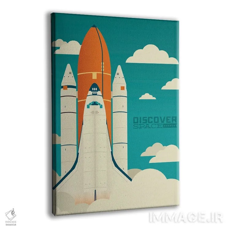 تابلو کشف فضا اثر برگر بولت - نمای پرسپکتیو محصول