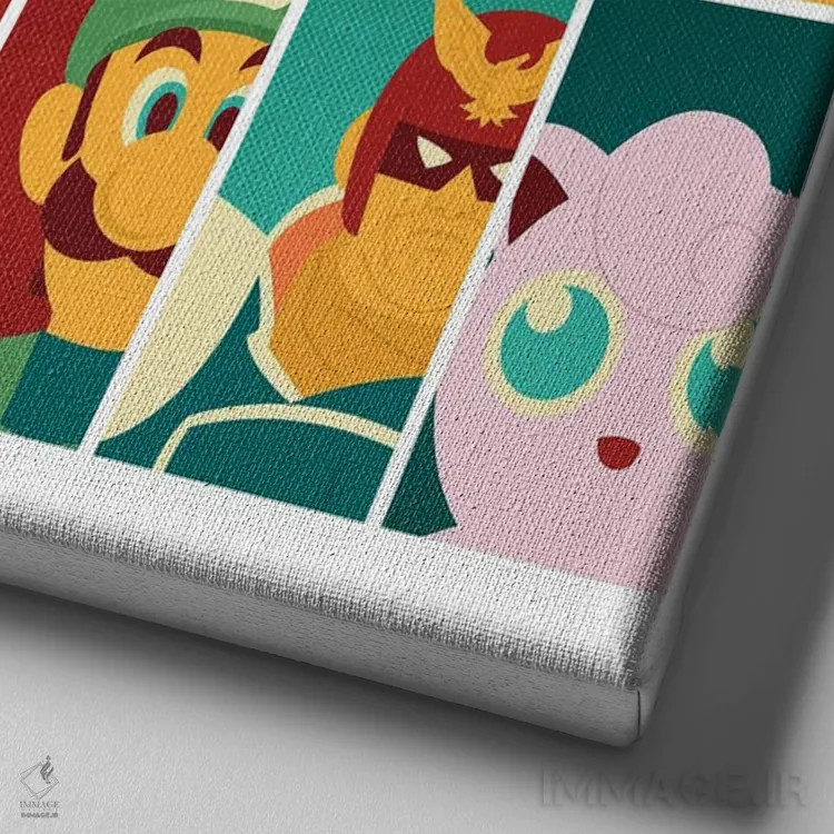 تابلو فارغالتحصیلان سال ۹۹ اثر برگر بولت - نمای نزدیک بافت بوم