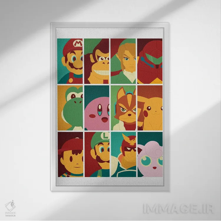 تابلو فارغالتحصیلان سال ۹۹ اثر برگر بولت - نمای قابدار سفید