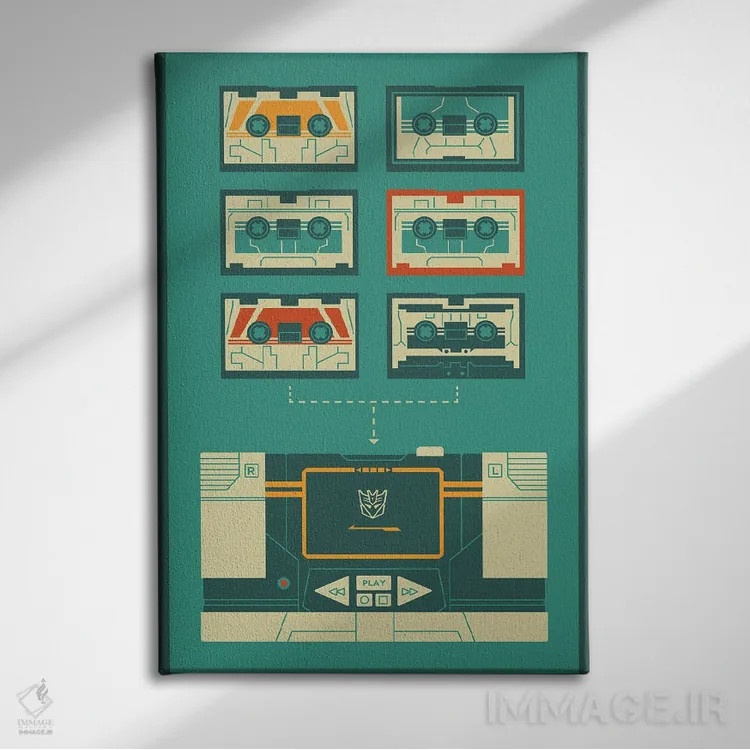 تابلو پراندن (اجکت) اثر برگر بولت - نمای روبهرو روی دیوار