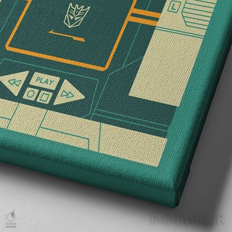 تابلو پراندن (اجکت) اثر برگر بولت - نمای نزدیک بافت بوم