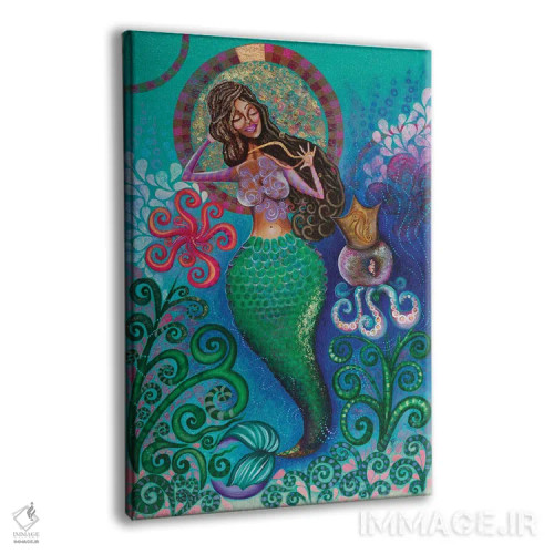 تابلو گنجینههای دریا اثر اشلی جوی - نمای پرسپکتیو محصول