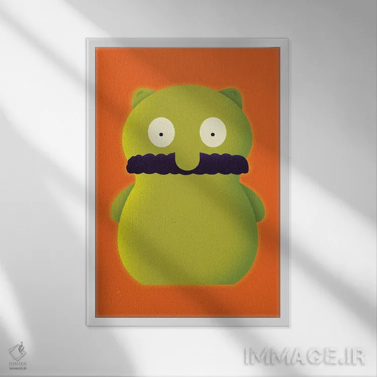 تابلو کوچی بوبی (نام خاص، احتمالا شخصیت/واژه ساختگی) اثر برگر بولت - نمای قابدار سفید