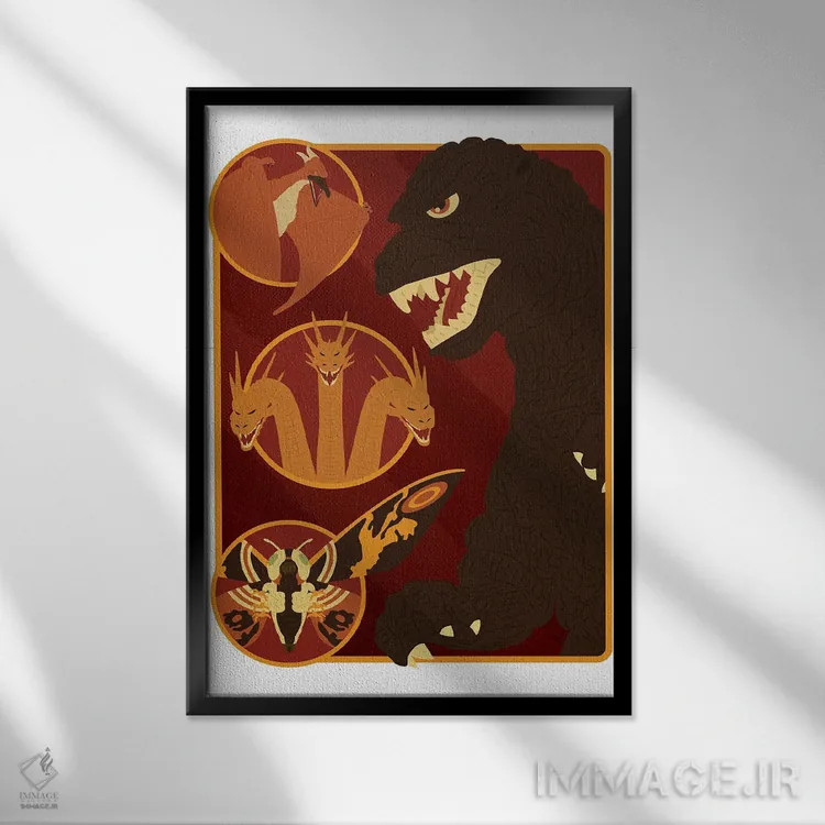 تابلو نبرد برای جهان اثر برگر بولت - نمای قابدار مشکی