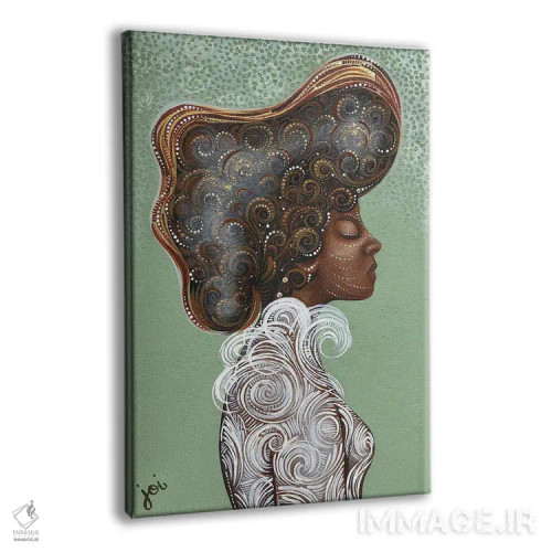 تابلو پنبه تابیده شده اثر اشلی جوی - نمای پرسپکتیو محصول