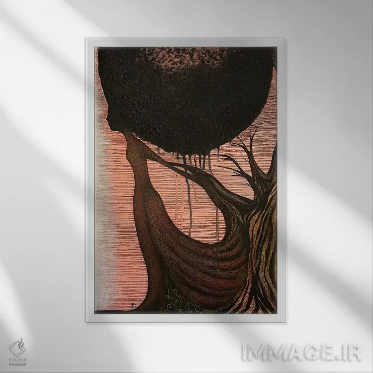 تابلو خانه تپهای اثر اشلی جوی - نمای قابدار سفید