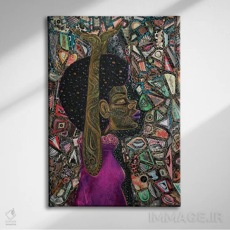 تابلو عبور کردن (غلبه بر مشکلات) اثر اشلی جوی - نمای روبهرو روی دیوار