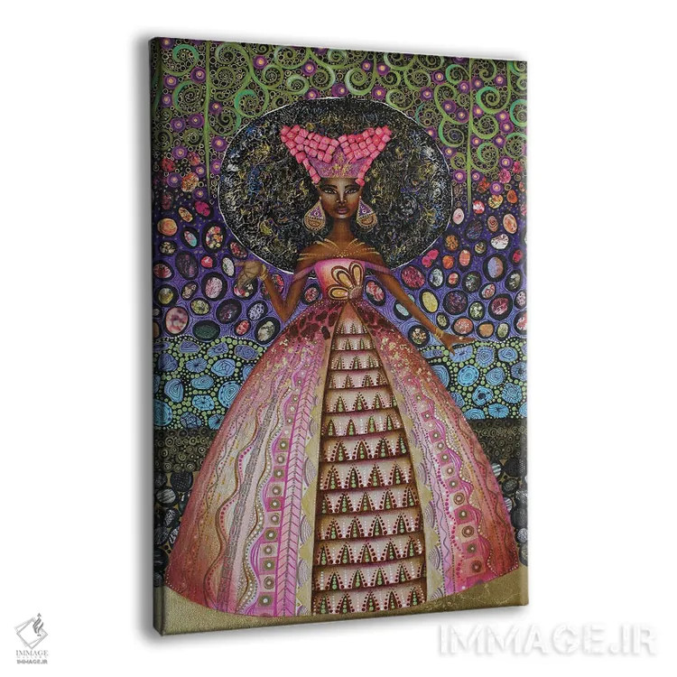 تابلو قدمزنی با هاتور در معبد دندرا (هاتور الهه مصر باستان) اثر اشلی جوی - نمای پرسپکتیو محصول