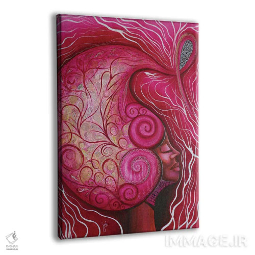 تابلو اویا، زن جنگجو (اویا الهه آفریقایی) اثر اشلی جوی - نمای پرسپکتیو محصول