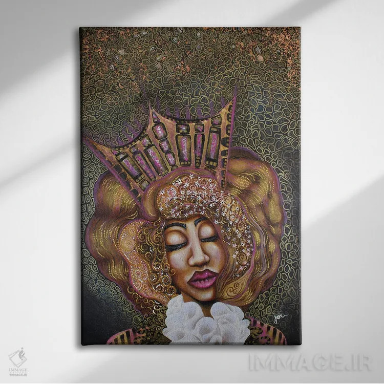 تابلو پرنسس لولا در سرزمین عجایب اثر اشلی جوی - نمای روبهرو روی دیوار