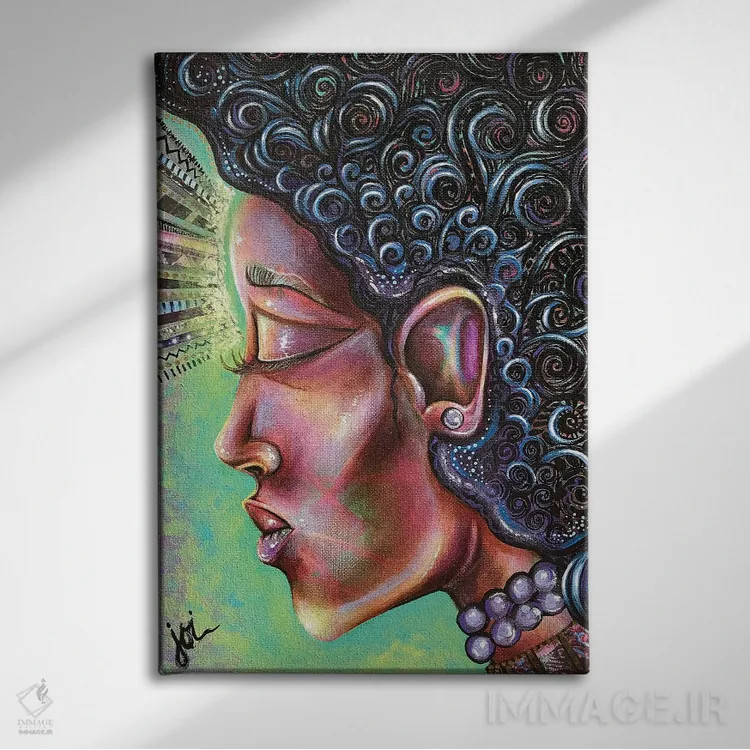 تابلو خرد و وقار اثر اشلی جوی - نمای روبهرو روی دیوار