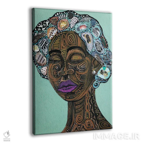 تابلو خانم لورتا اثر اشلی جوی - نمای پرسپکتیو محصول