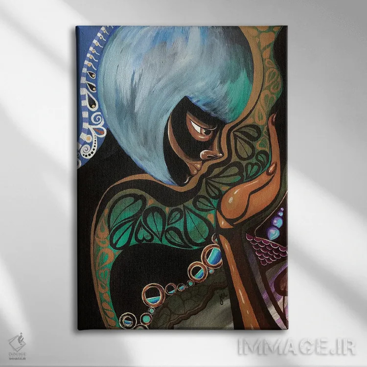 تابلو مادر طبیعت اثر اشلی جوی - نمای روبهرو روی دیوار