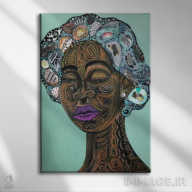 تابلو خانم لورتا اثر اشلی جوی - نمای روبهرو روی دیوار