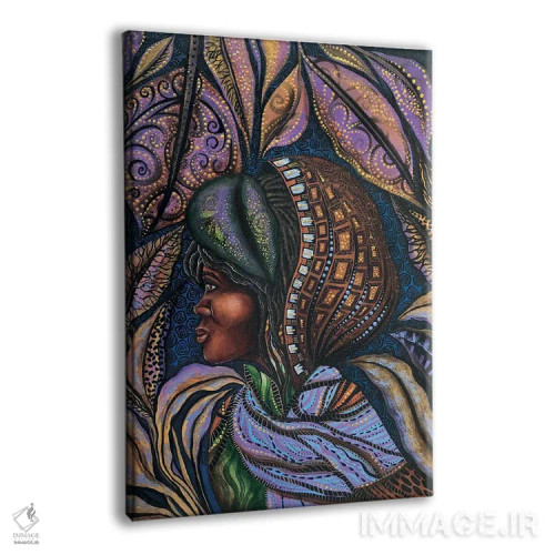 تابلو هریت زیر پرده شب اثر اشلی جوی - نمای پرسپکتیو محصول