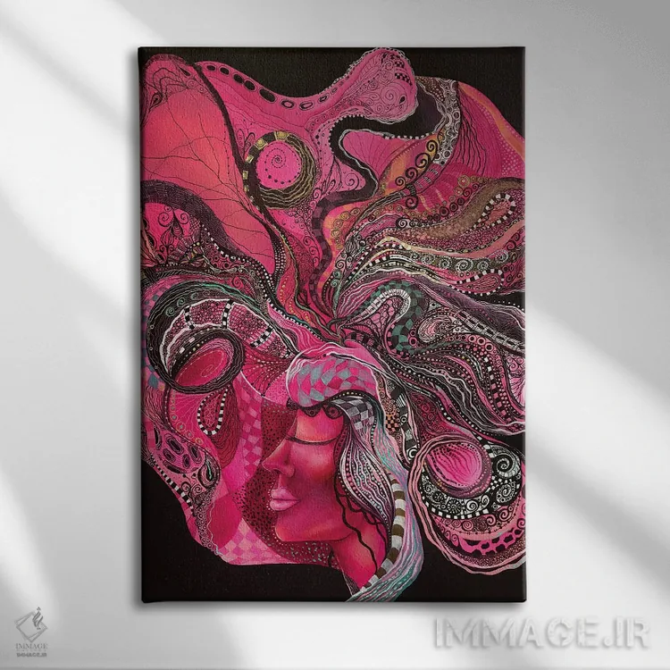 تابلو آرامش اثر اشلی جوی - نمای روبهرو روی دیوار