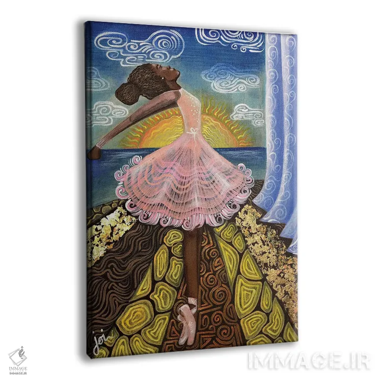 تابلو پیش از بالا رفتن پرده (قبل از آغاز نمایش) اثر اشلی جوی - نمای پرسپکتیو محصول