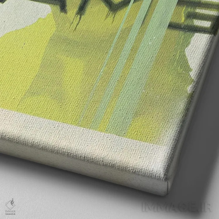 تابلو فرزند ستاره اثر آرون لی هریس - نمای نزدیک بافت بوم