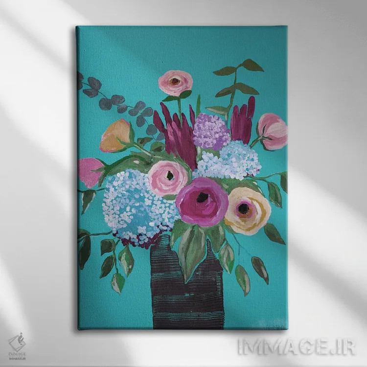 تابلو خوابهای شیرین اثر جولی احمد - نمای روبهرو روی دیوار