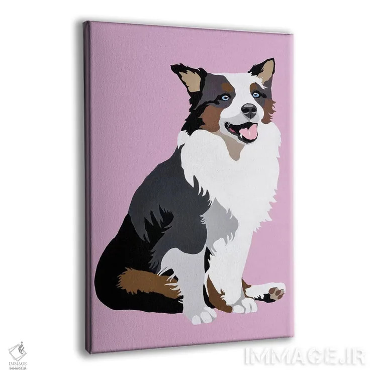 تابلو واقواق روی اسطوخودوس اثر جولی احمد - نمای پرسپکتیو محصول