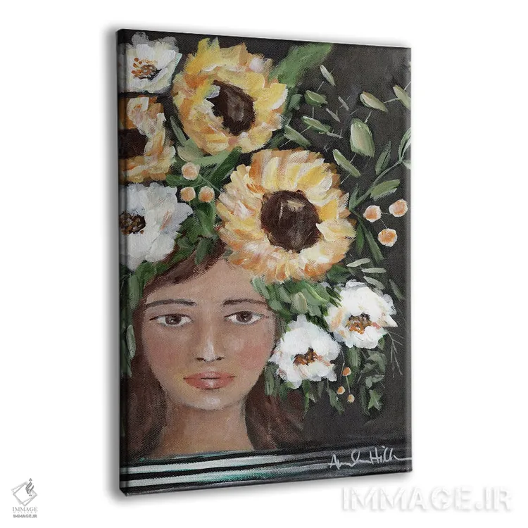 تابلو آفتابگردان برای تو اثر آماندا هیلبرن - نمای پرسپکتیو محصول