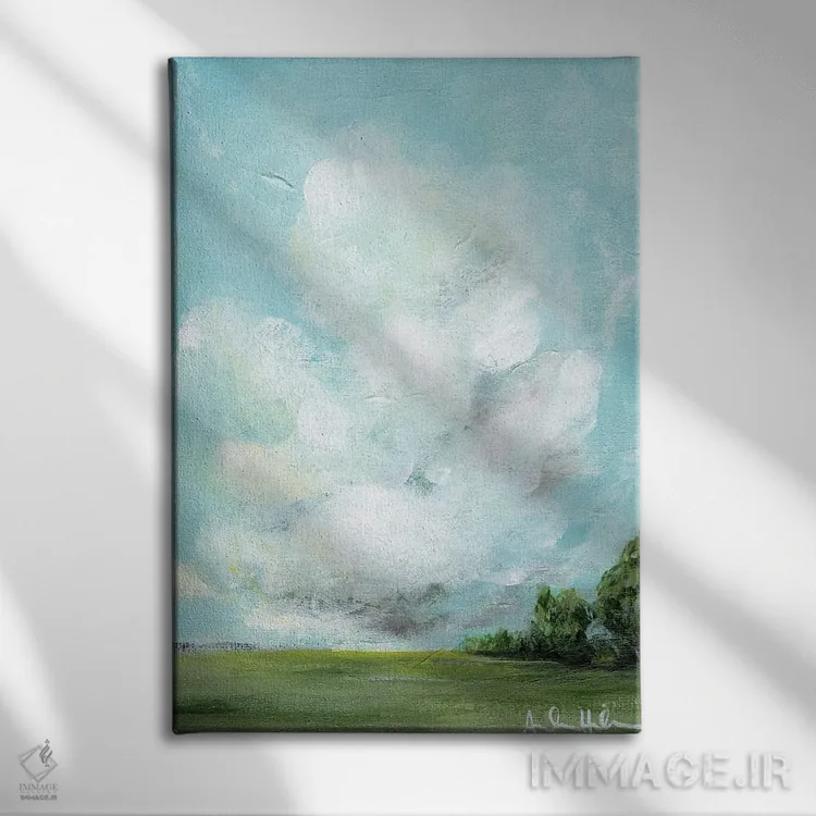 تابلو خیالبافی در روز اثر آماندا هیلبرن - نمای روبهرو روی دیوار