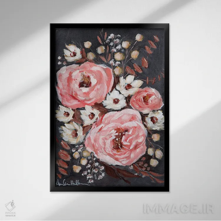 تابلو گرما اثر آماندا هیلبرن - نمای قابدار مشکی