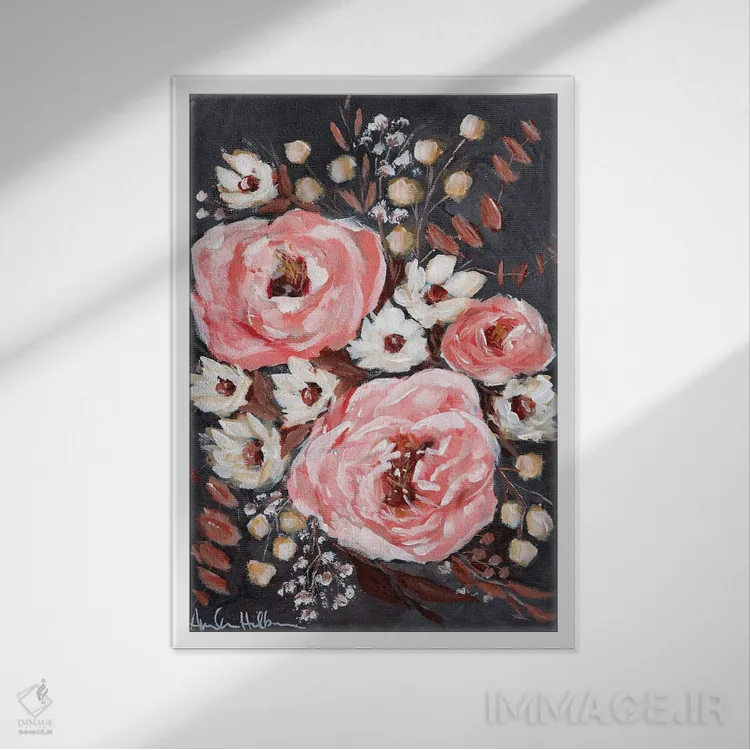 تابلو گرما اثر آماندا هیلبرن - نمای قابدار سفید