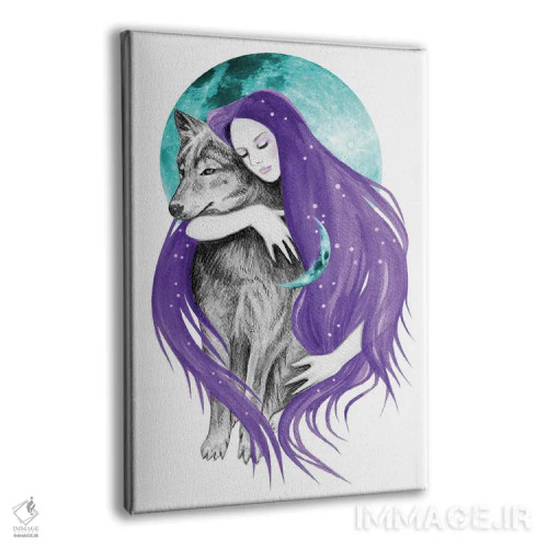 تابلو خیالپرداز نیمهشب اثر آندریا هرنیاک - نمای پرسپکتیو محصول