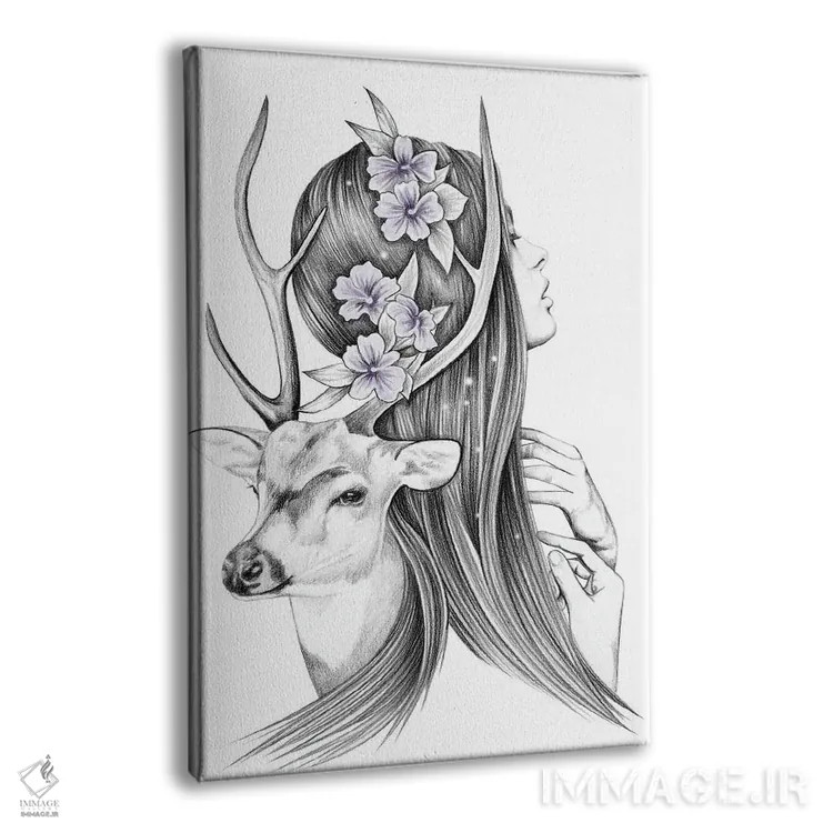 تابلو در کنار من باش اثر آندریا هرنیاک - نمای پرسپکتیو محصول