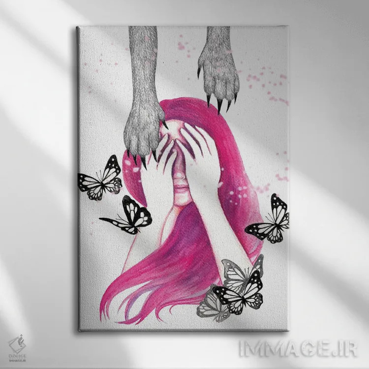 تابلو نگهبان اثر آندریا هرنیاک - نمای روبهرو روی دیوار