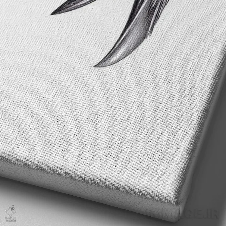 تابلو کلید اسرارآمیز اثر آندریا هرنیاک - نمای نزدیک بافت بوم