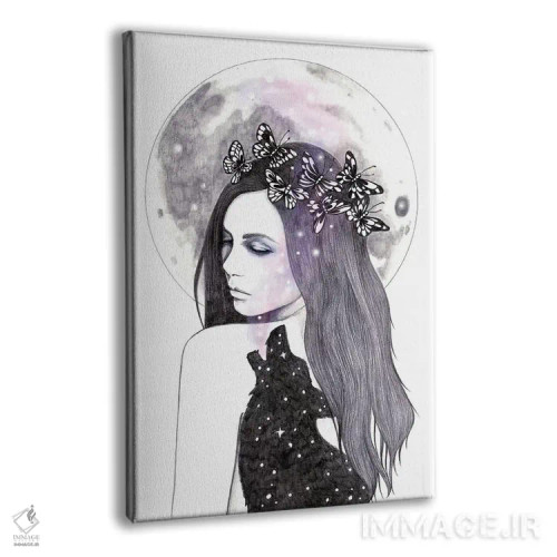 تابلو در جستجوی ستارهها اثر آندریا هرنیاک - نمای پرسپکتیو محصول