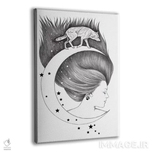 تابلو ماهپیمای اثر آندریا هرنیاک - نمای پرسپکتیو محصول