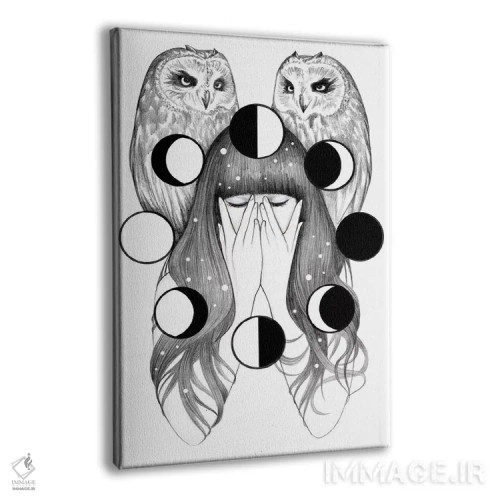 تابلو افسونهای ماه اثر آندریا هرنیاک - نمای پرسپکتیو محصول
