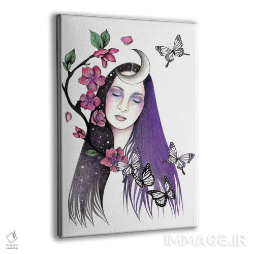 تابلو زمان شکوفه اثر آندریا هرنیاک - نمای پرسپکتیو محصول