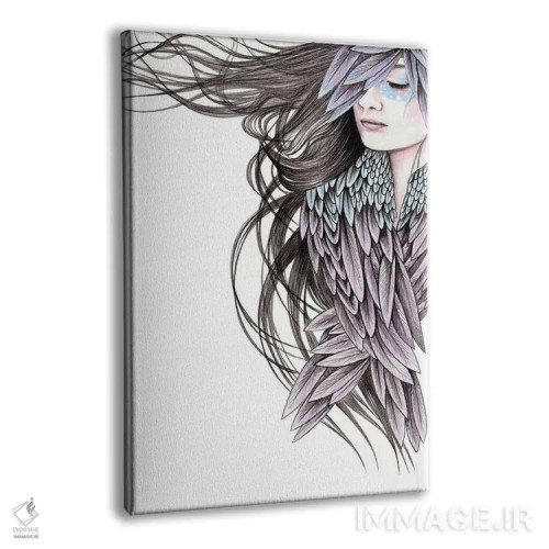 تابلو بالهای کلاغ اثر آندریا هرنیاک - نمای پرسپکتیو محصول