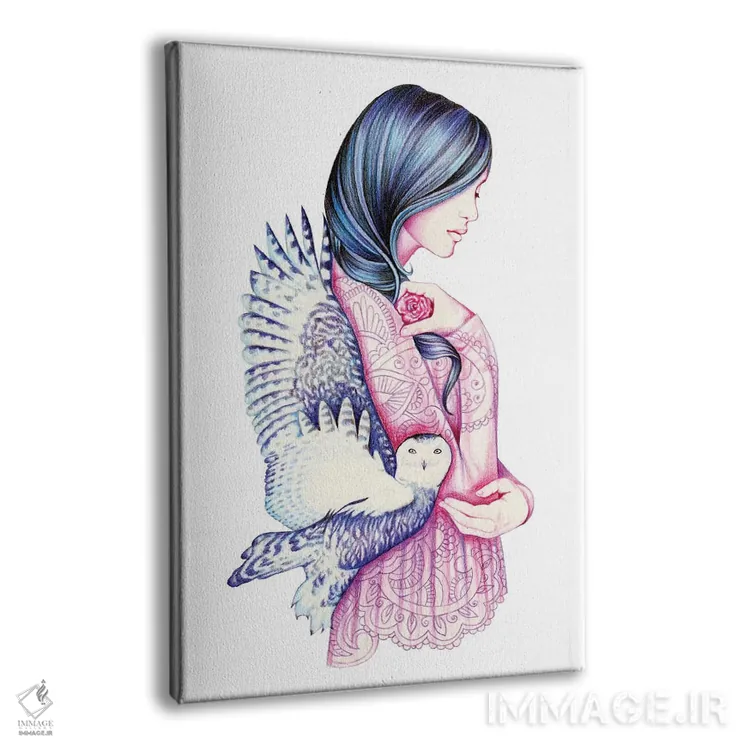 تابلو راز اثر آندریا هرنیاک - نمای پرسپکتیو محصول