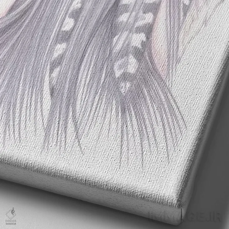 تابلو سایه انداختن اثر آندریا هرنیاک - نمای نزدیک بافت بوم