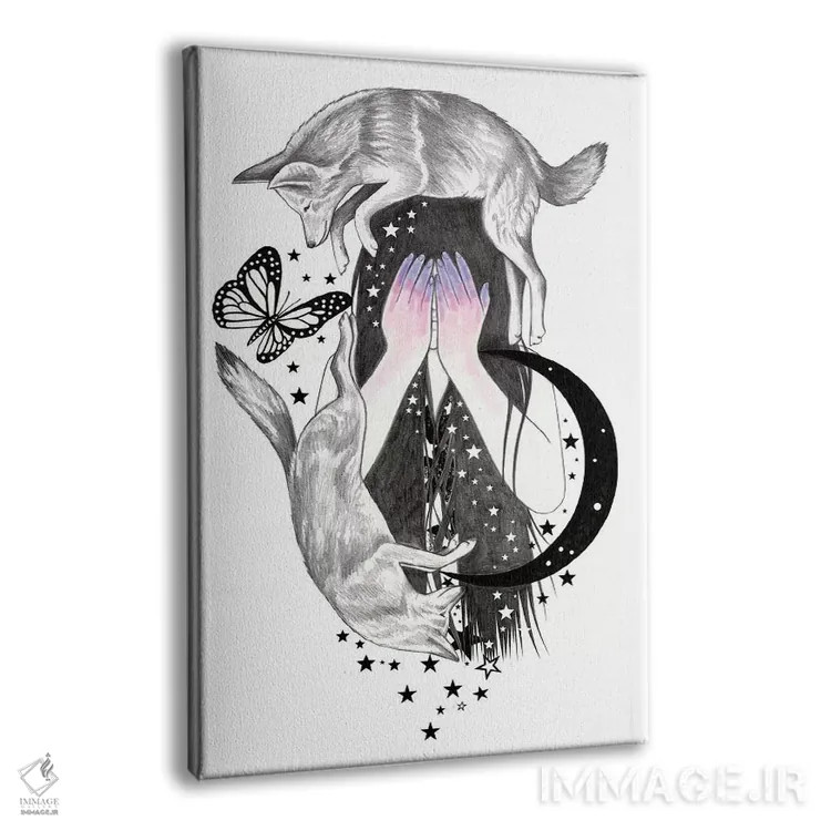 تابلو دایره اثر آندریا هرنیاک - نمای پرسپکتیو محصول