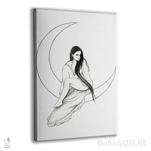 تابلو ماه اثر آندریا هرنیاک - نمای پرسپکتیو محصول