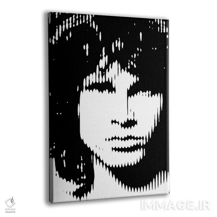 تابلو جیم موریسون ۳ (نسخه سوم) اثر احمد شریف - نمای پرسپکتیو محصول