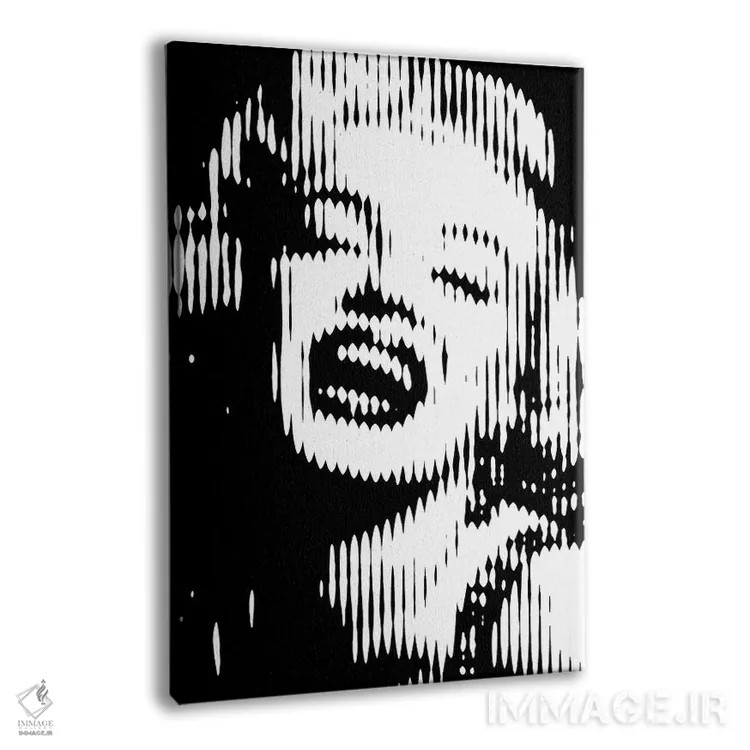 تابلو مرلین مونرو ۴ (نسخه چهارم) اثر احمد شریف - نمای پرسپکتیو محصول