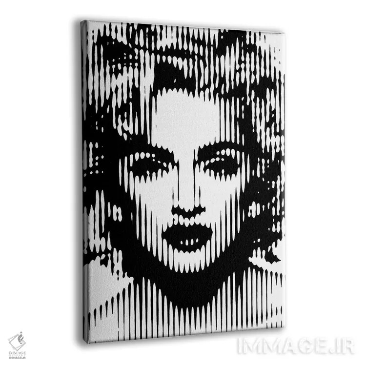 تابلو مدونا (خواننده) اثر احمد شریف - نمای پرسپکتیو محصول