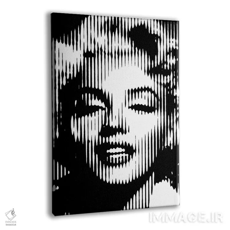 تابلو مرلین مونرو ۲ (نسخه دوم) اثر احمد شریف - نمای پرسپکتیو محصول