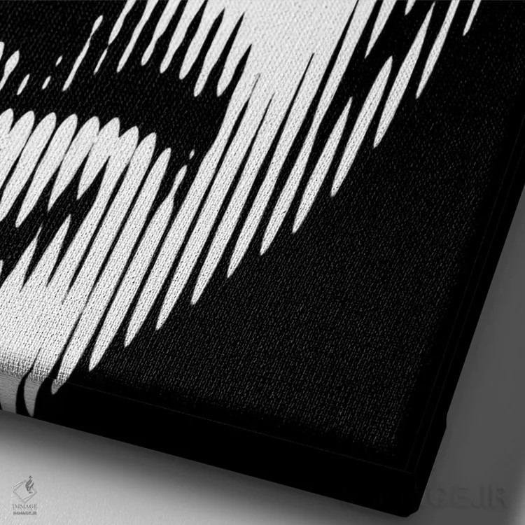 تابلو جورج مایکل اثر احمد شریف - نمای نزدیک بافت بوم