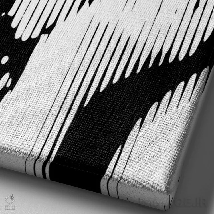 تابلو آدری هپبورن ۳ (نسخه سوم) اثر احمد شریف - نمای نزدیک بافت بوم