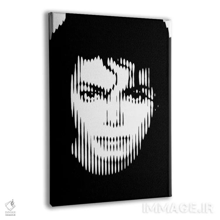 تابلو مایکل جکسون ۲ (نسخه دوم) اثر احمد شریف - نمای پرسپکتیو محصول