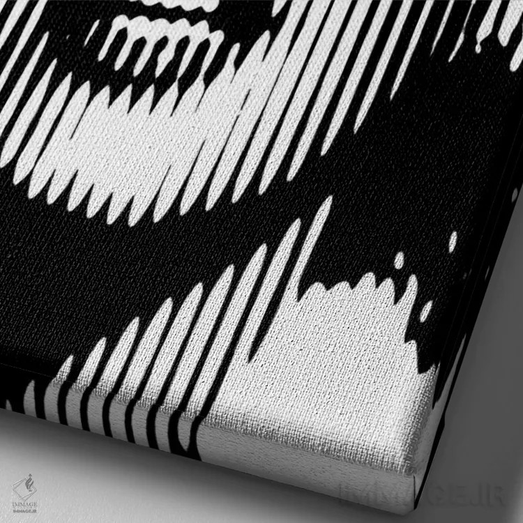 تابلو مرلین مونرو ۲ (نسخه دوم) اثر احمد شریف - نمای نزدیک بافت بوم