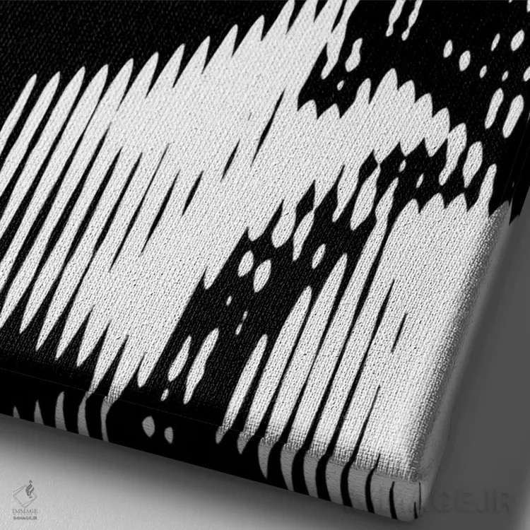 تابلو مرلین مونرو ۴ (نسخه چهارم) اثر احمد شریف - نمای نزدیک بافت بوم